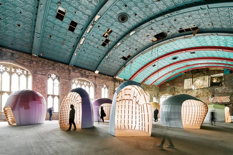 lazerian chromatogram installation uk designboom