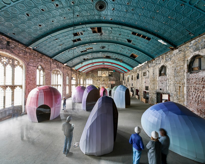 lazerian chromatogram installation uk designboom