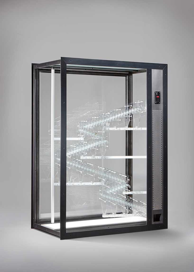 jelle mastenbroek glassworks vending machine netherlands designboom 