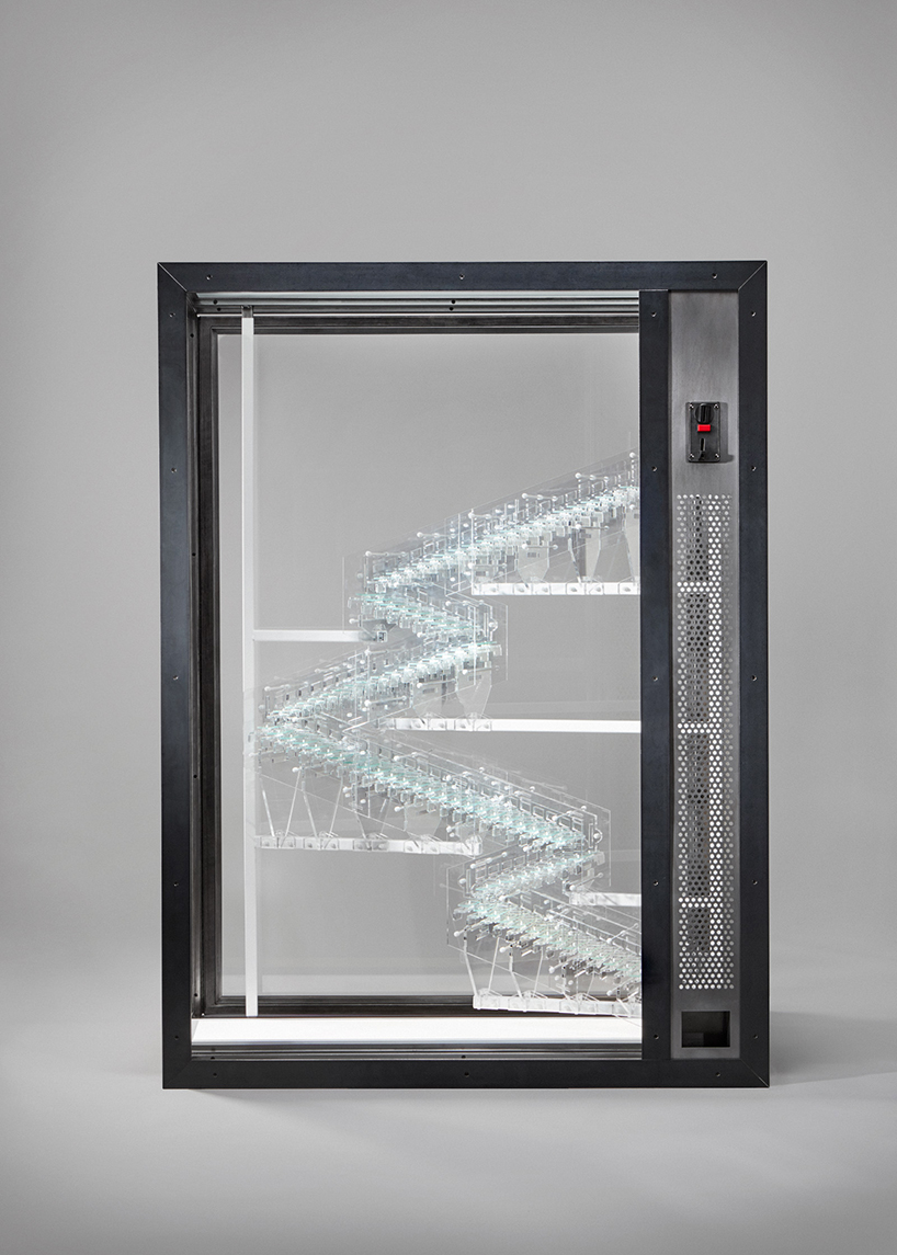 jelle mastenbroek glassworks vending machine netherlands designboom 