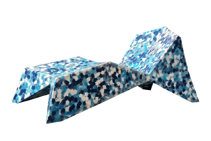 alessandro mendini ecopixel plastic recycling designboom chaise longue