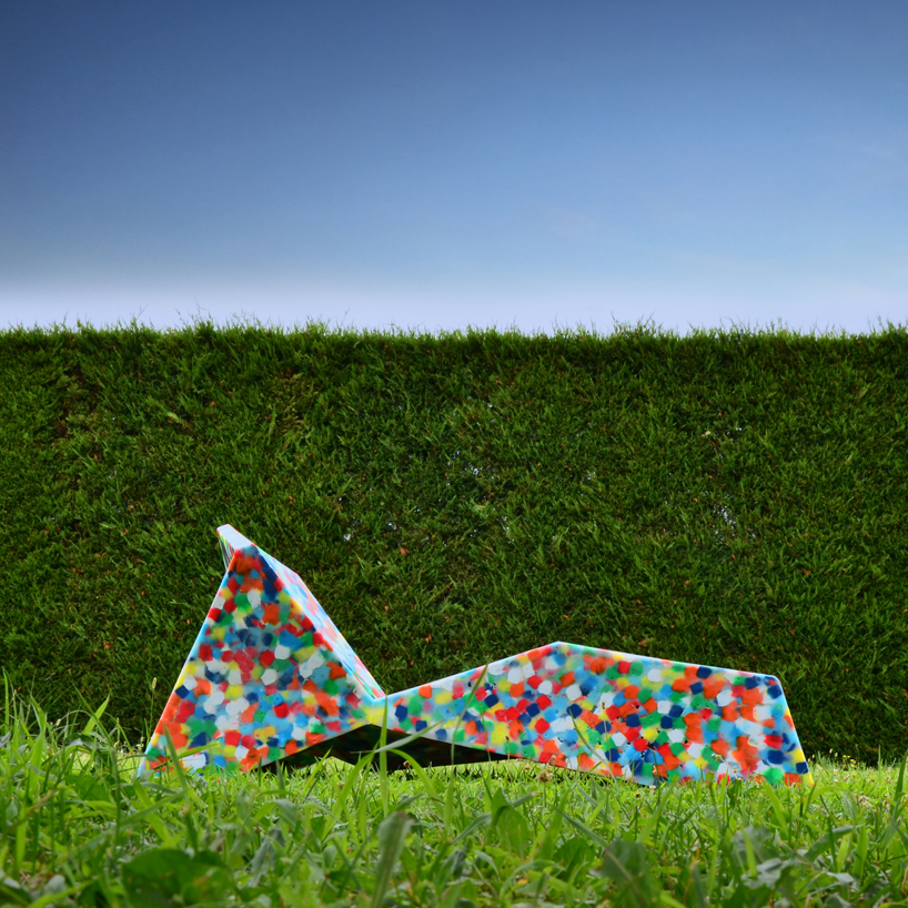 alessandro mendini ecopixel plastic recycling designboom chaise longue