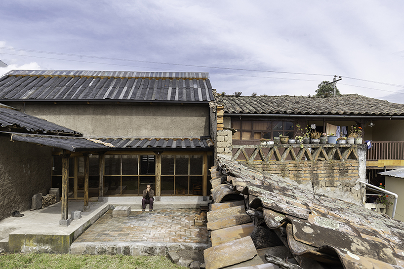 al borde refurbishes an 18th century ruin in ecuador into family house with suspended beds designboom
