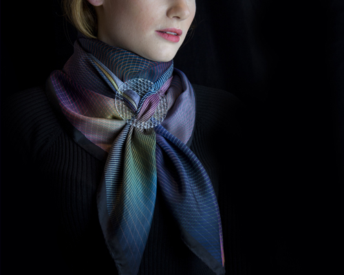 bilge nur saltik + rive roshan present scarf collection through the looking glass  