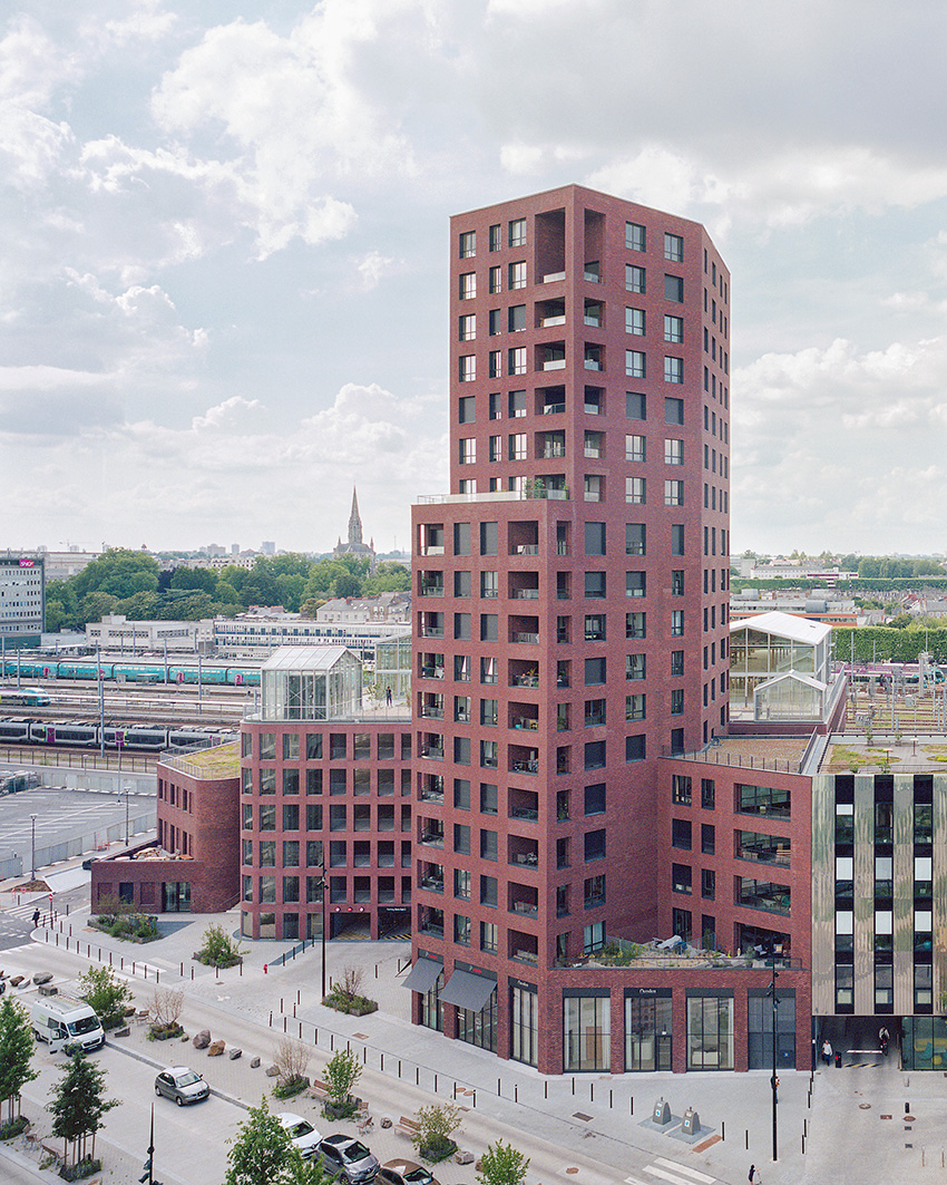 block 5b public car park office building collective housing nantes fr 4