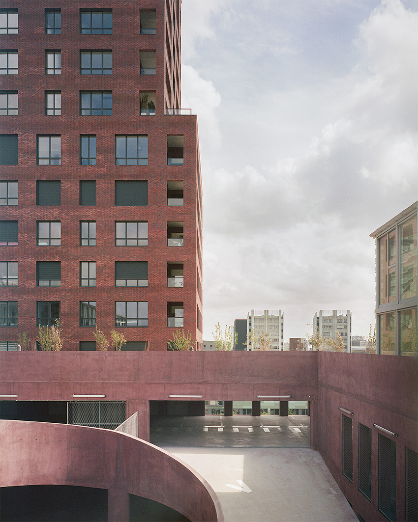 block 5b public car park office building collective housing nantes fr 5