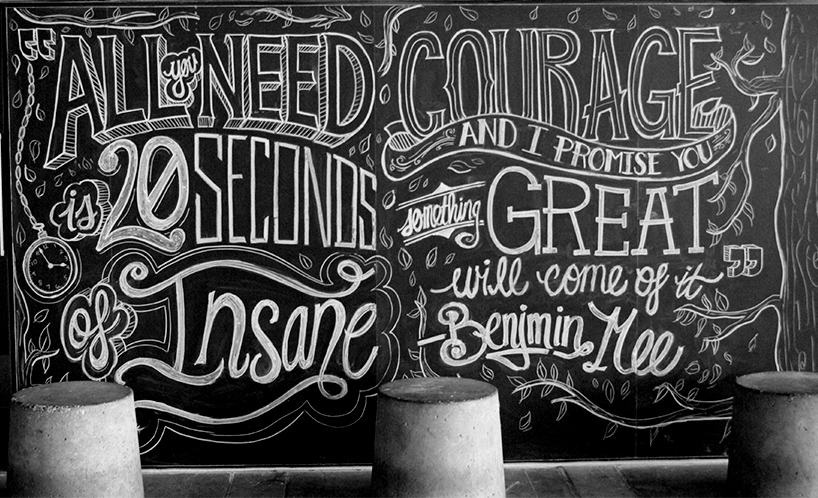 scott biersack's motivational chalkboard lettering