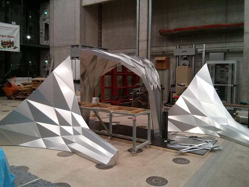 tal friedman origami fold finding pavilion 