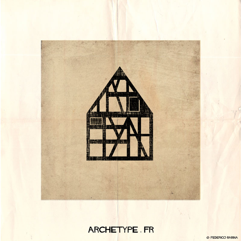 federico babina illustrates a world without architects in new 'archetype' series