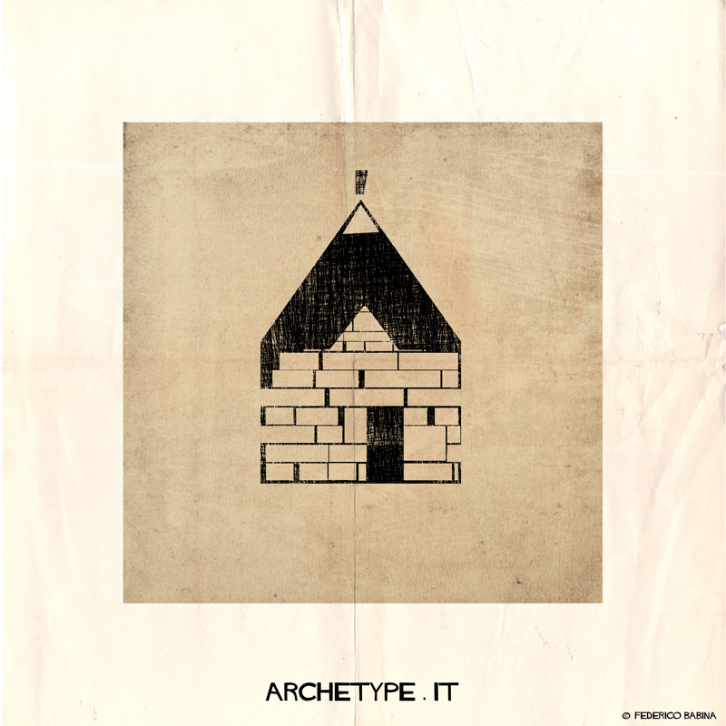 federico babina illustrates a world without architects in new 'archetype' series