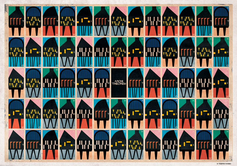 federico babina's illustrated compositions explore the beauty of unpredictable possibilities