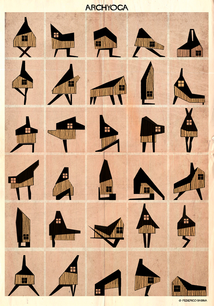 federico babina animates a fusion of architecture and yoga in a meditative trance