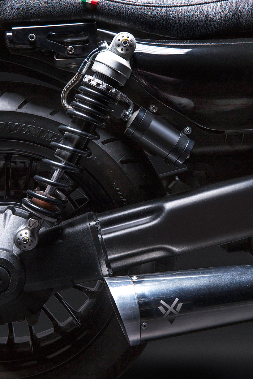 venier customs moto guzzi C2 cafe racer motorcycle designboom