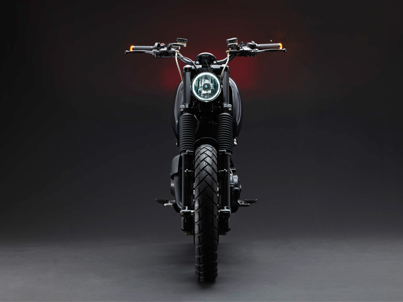 venier customs releases VX traveller, a touring two-seater based on cagiva gran canyon 900 designboom