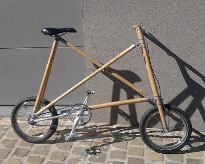 michael verhaeren's sustainable + compact bamboo bicycle