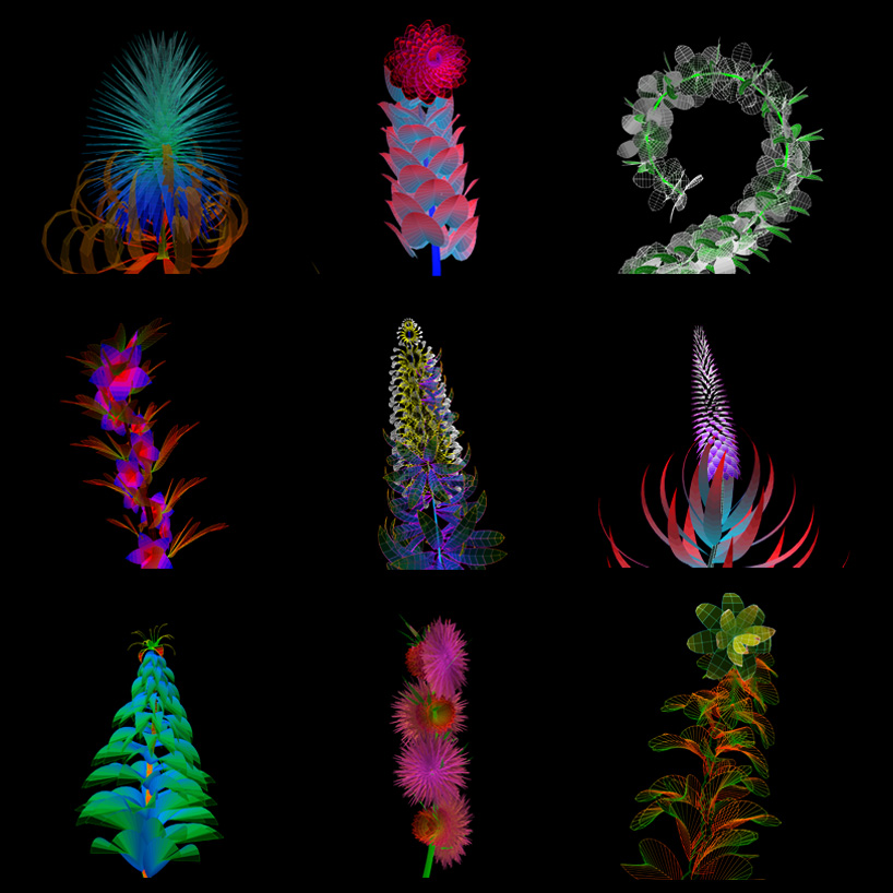 miguel chevalier creates a digital kingdom of flowers in latest exhibit - 1