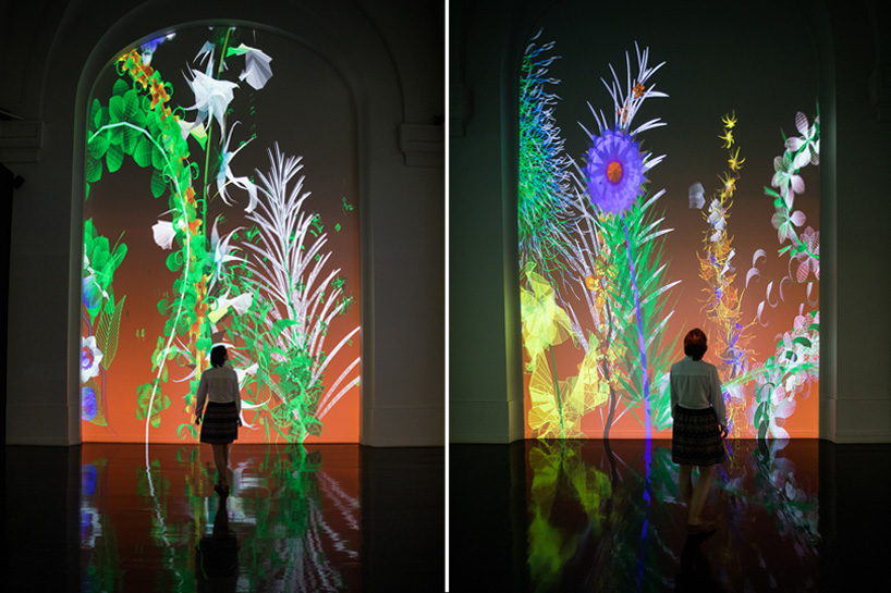 miguel chevalier creates a digital kingdom of flowers in latest exhibit - 4