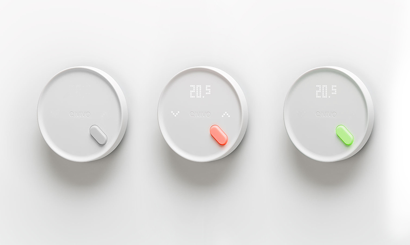 Qivivo smart thermostat designboom