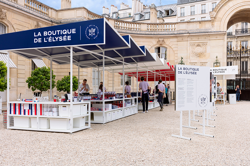 studio 5•5's modular pop-up factory adapts configurations at élysée palace courtyard