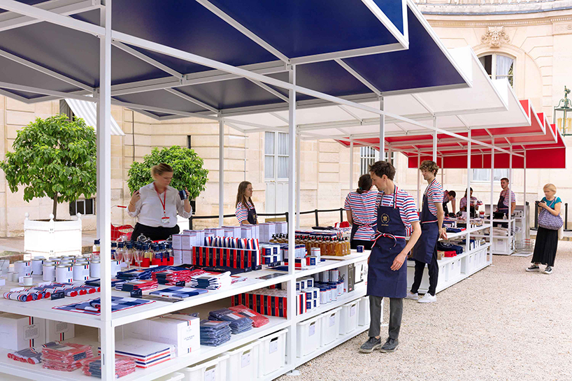 studio 5•5's modular pop-up factory adapts configurations at élysée palace courtyard