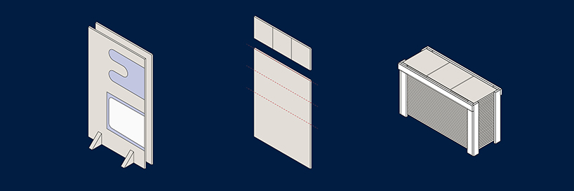 studio 5•5's modular pop-up factory adapts configurations at élysée palace courtyard