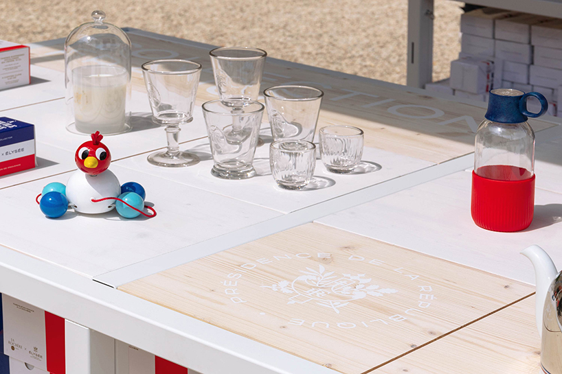 studio 5•5's modular pop-up factory adapts configurations at élysée palace courtyard