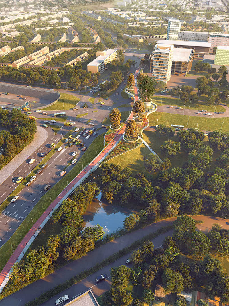 tree bridge of trees paul de ruiter architects