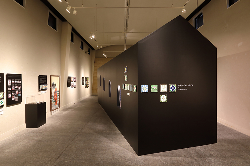 GENETO studio exhibition in tokoname explores the history of majolica tiles designboom