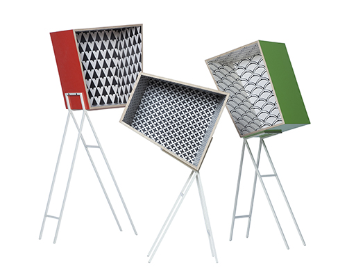 magenta workshop composes cabinets of varied volumes and patterns