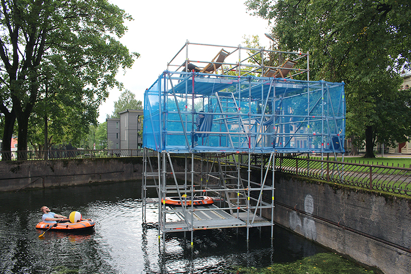nuno pimenta creates a parasite pool club in an abandoned cooling pool in tartu city center 8