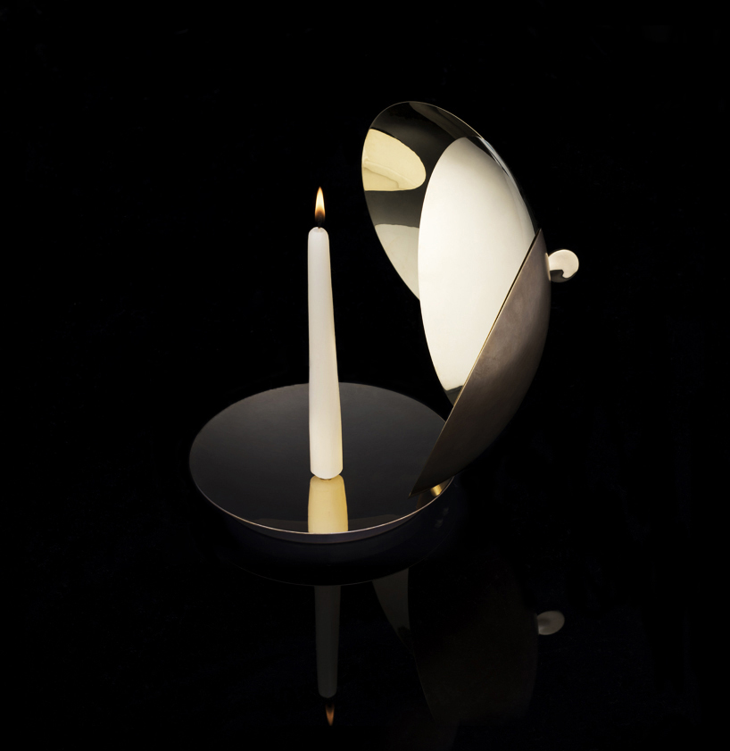 samuel wilkinson zymbel candelabra lobmeyr icff designboom