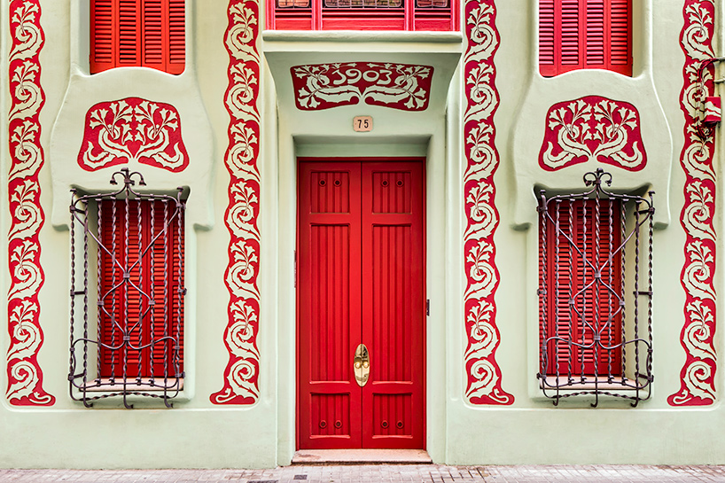 david cardelus 75 padua street facade barcelona designboom