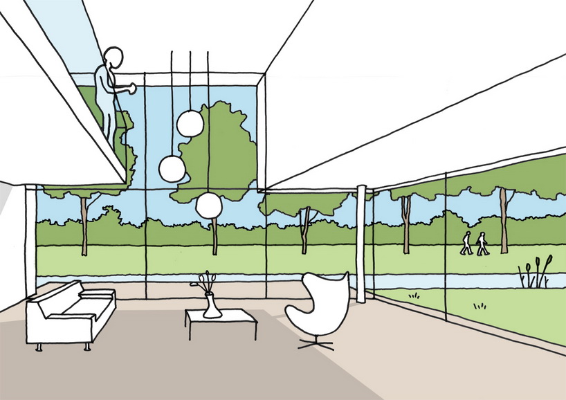 HOYT architecten house gele lis hague designboom 