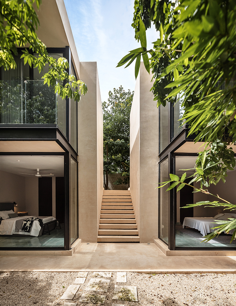 workshop architects preserves 20th-century stone masonry for contemporary mexican home