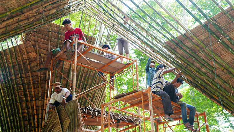 bamboo trees building trust international atelierCOLE designboom