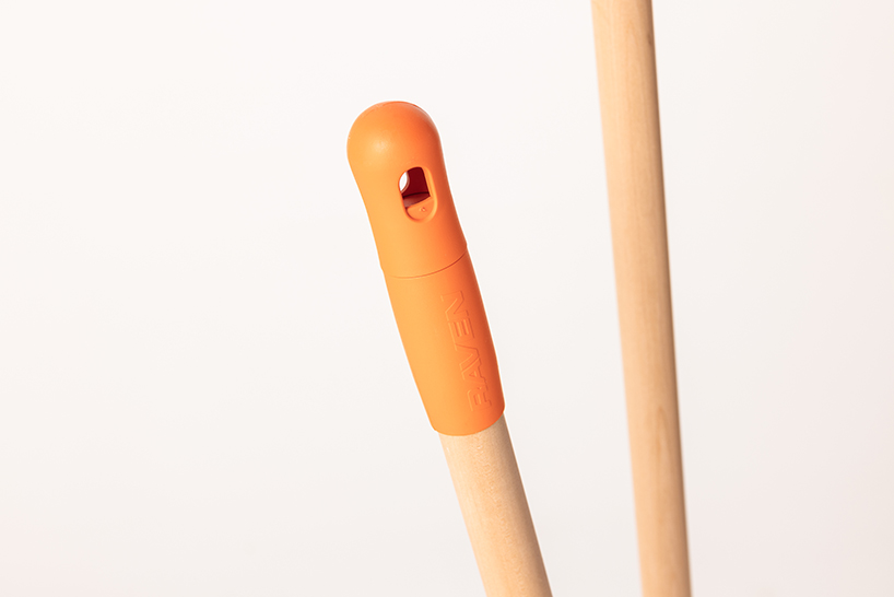 five hardware store brooms sculpt playful coatrack by clark bardsley design - 9