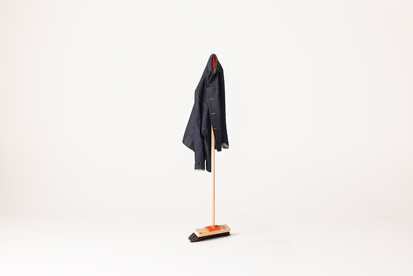 five hardware store brooms sculpt playful coatrack by clark bardsley design - 5