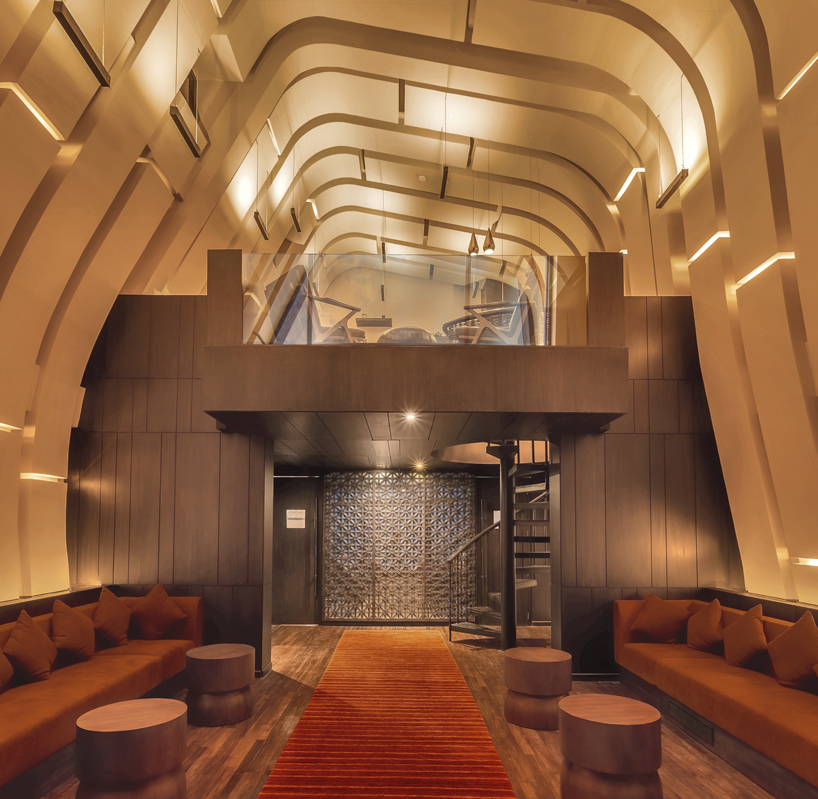 MAP's cloud catcher emerges from nepal hillside resort as two rock-like volumes