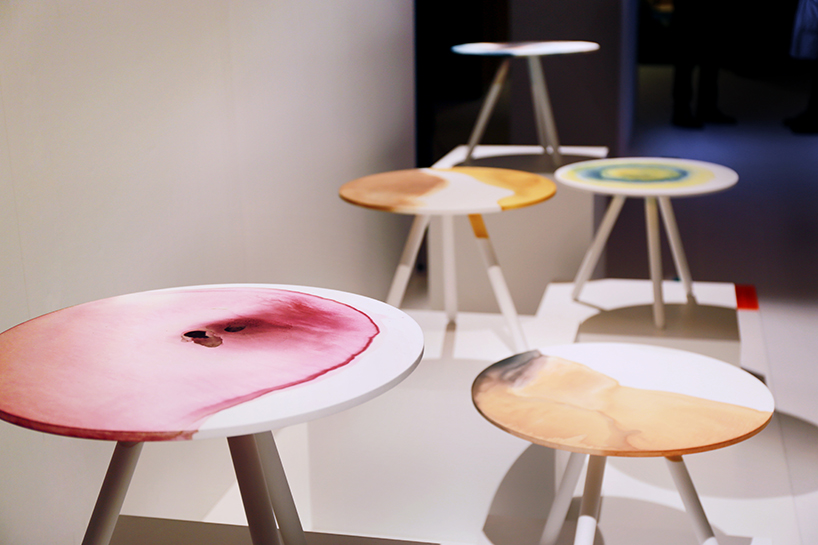 takt project dye it yourself plastic table collection TDW designboom