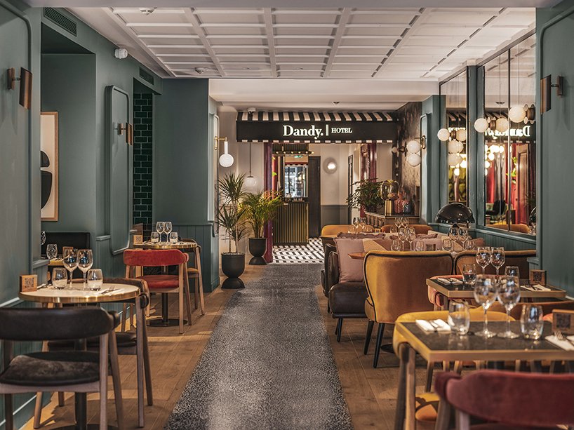 michael malapert designs modern dandy house interior for speakesy hotel in paris