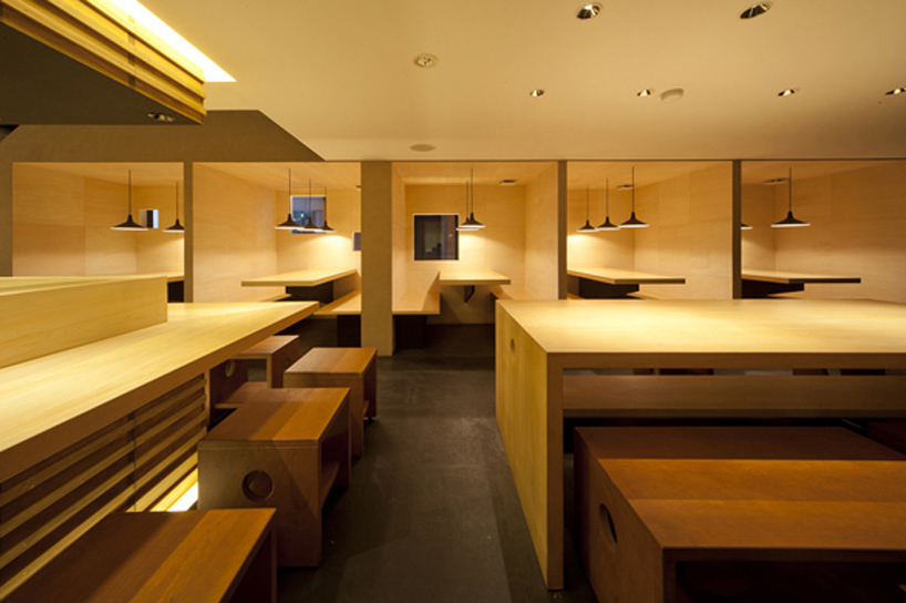 stile inserts nagaya structure into japanese ramen restaurant