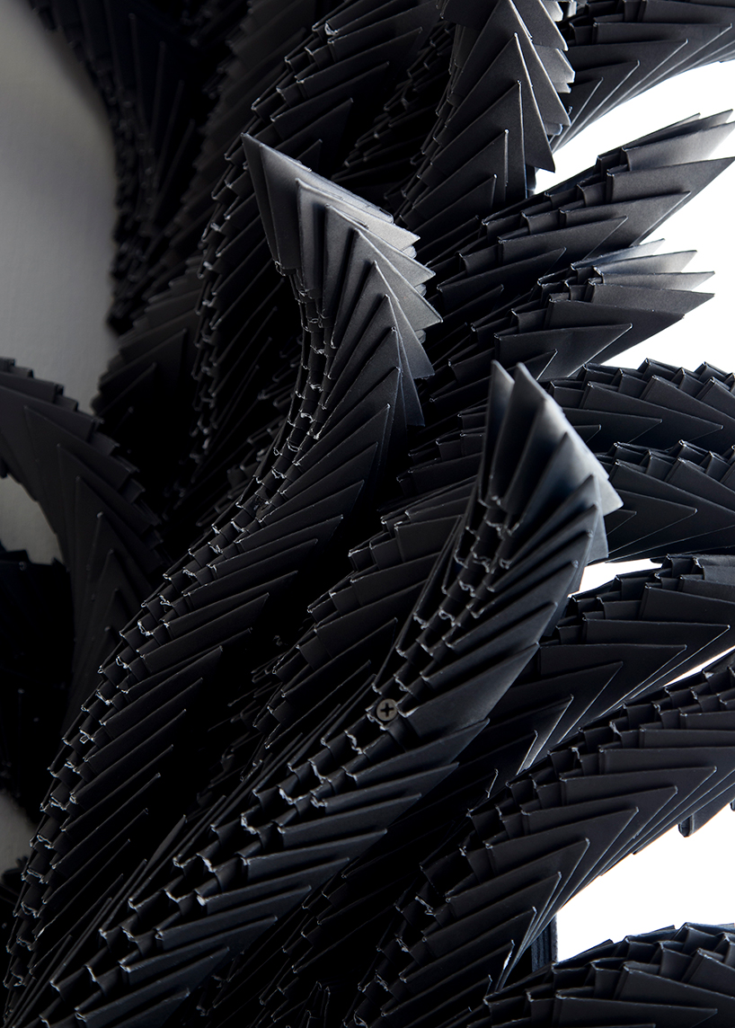 nilly mozer turns modular origami into a creeping 3D parasite - 3