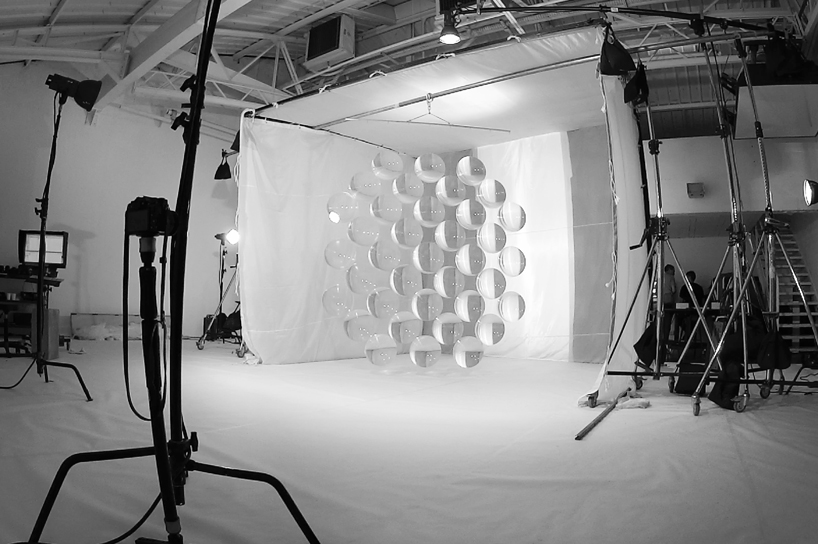 vincent leroy distorts iris van herpen's 'hypnosis' collection through a magnifying lens designboom