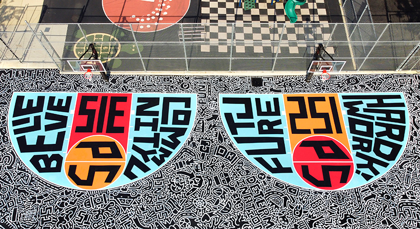 timothy goodman partners with the kevin durant foundation for a basketball court design for students in brooklyn 11
