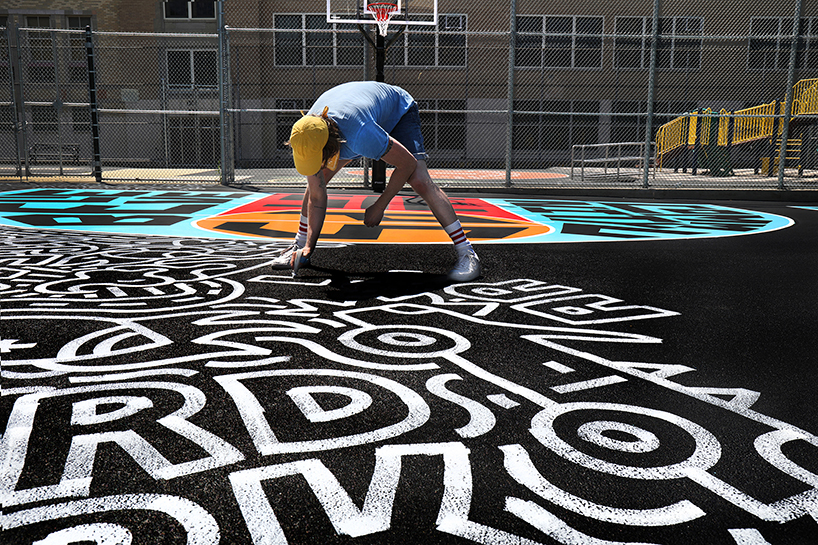 timothy goodman partners with the kevin durant foundation for a basketball court design for students in brooklyn 3