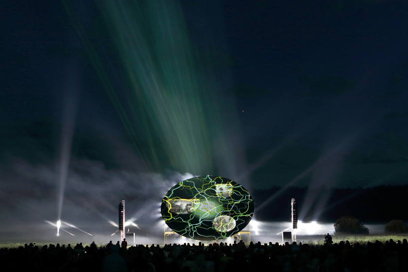 DJA's nature concert hall pavilion is easily reassembled in different locations designboom