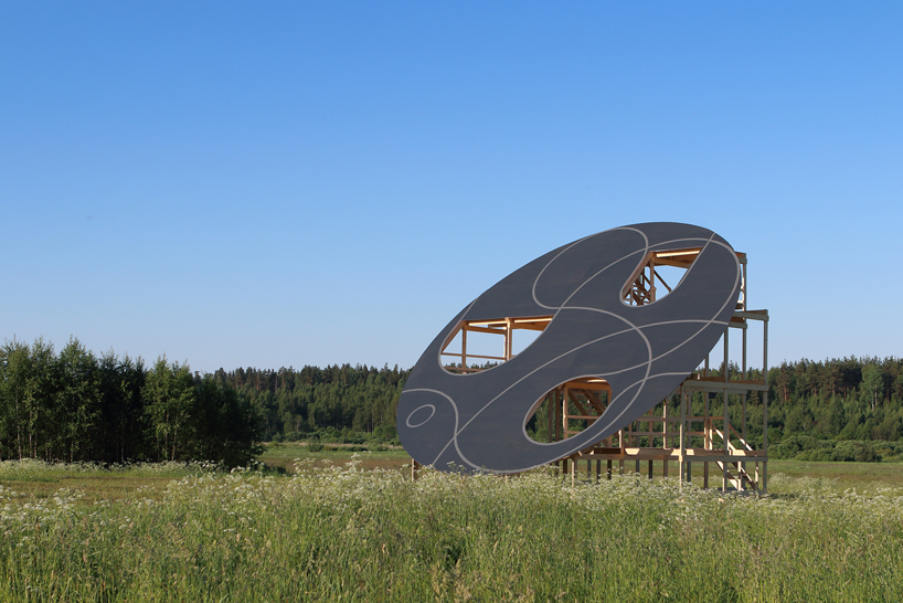 DJA's nature concert hall pavilion is easily reassembled in different locations designboom