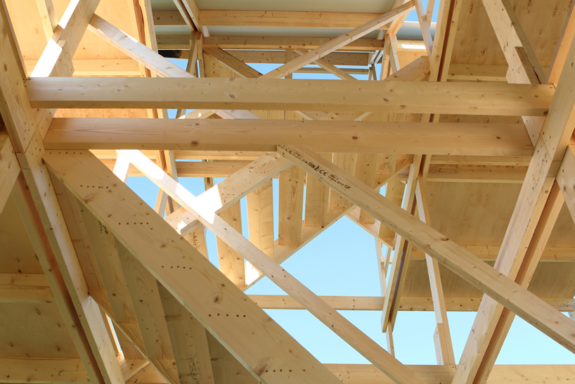 DJA's nature concert hall pavilion is easily reassembled in different locations designboom