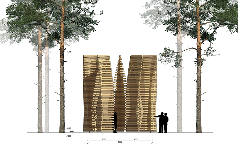 didzis jaunzems architects uguns pavilion designboom