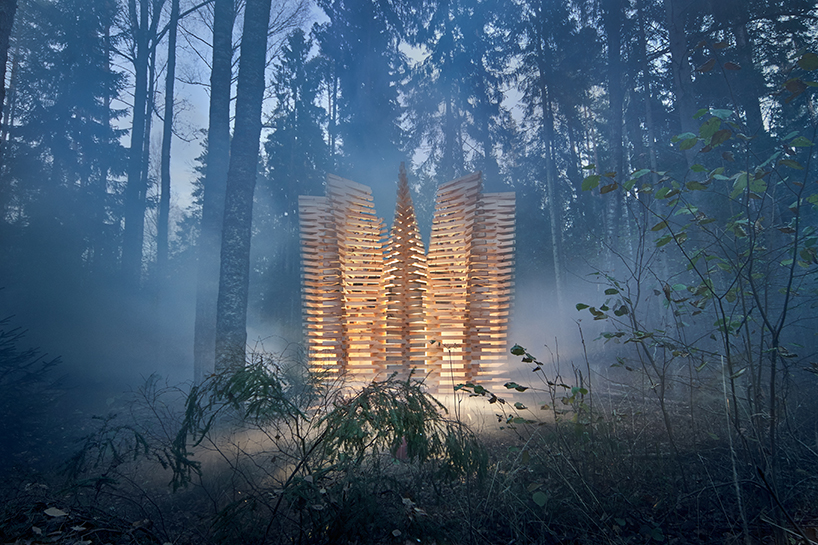 didzis jaunzems architects uguns pavilion designboom